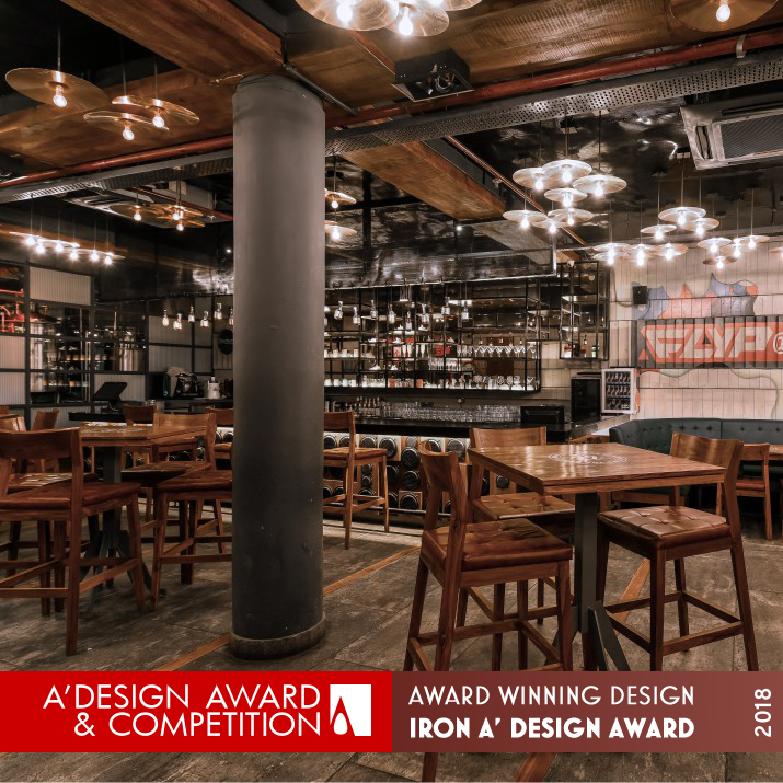 MTV Flyp Cafe by Devesh Pratyay Iron Interior Space and Exhibition Design Award Winner 2018 