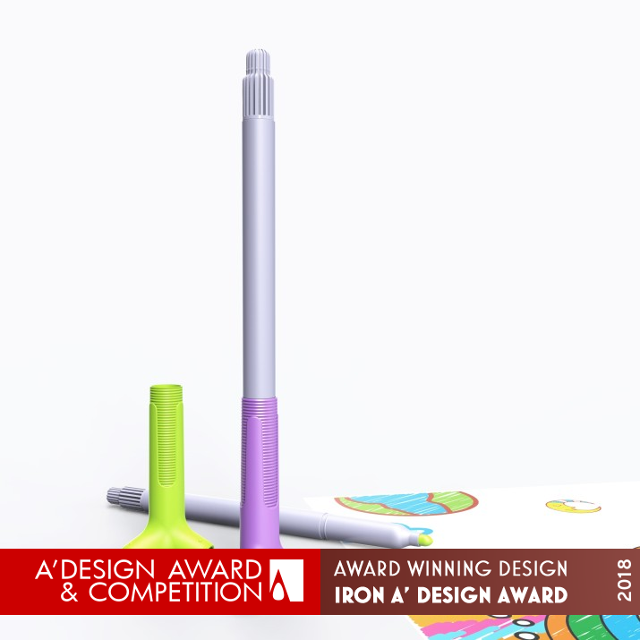 Tetra Connector Color Markers by Himanshu Shekhar Soni Iron Toys, Games and Hobby Products Design Award Winner 2018 