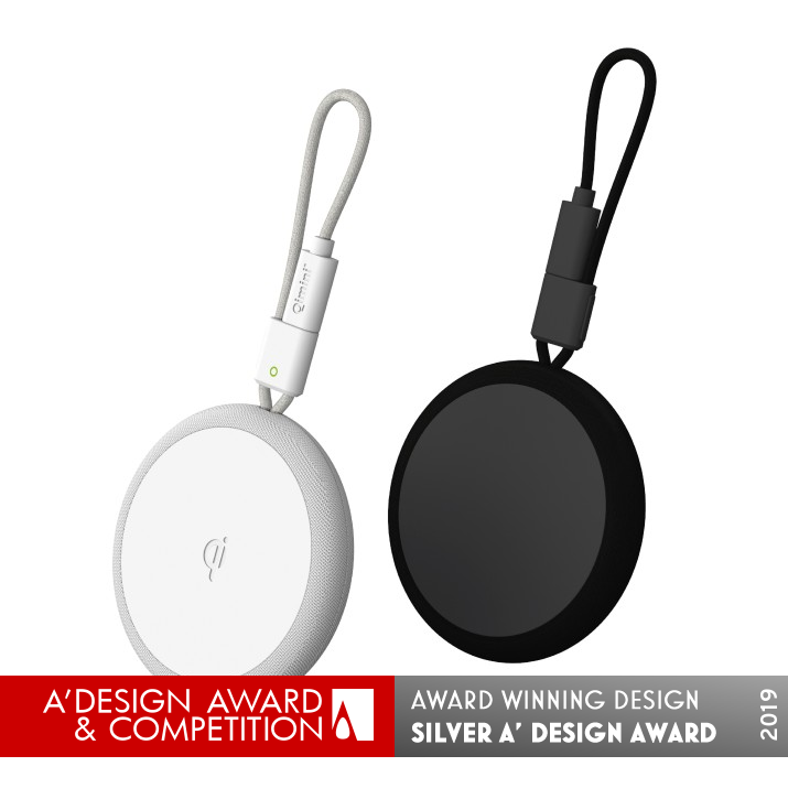 Qimini Tempo Portable Wireless Charger by Ryan Yeung - Tektos Design Team Silver Digital and Electronic Device Design Award Winner 2019 