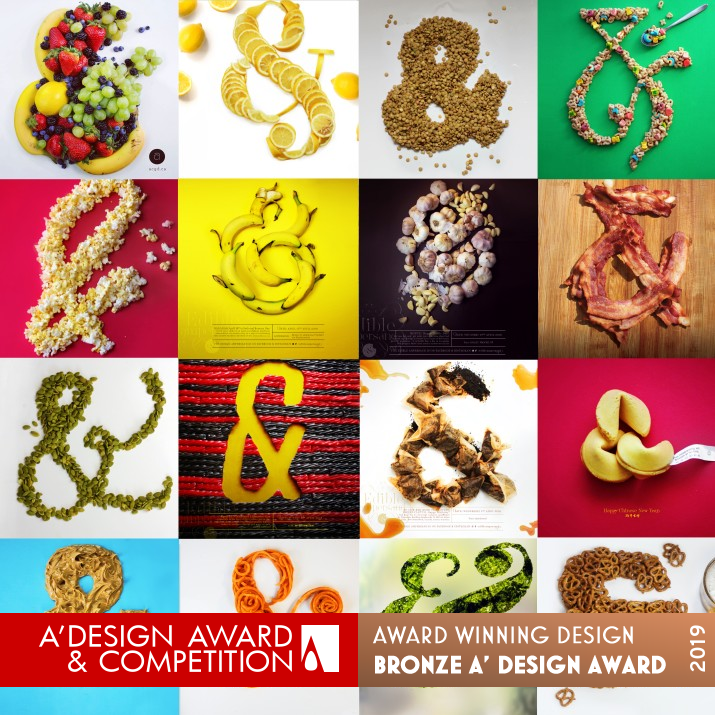 The Edible Ampersand Personal Project   by Ashley Anastasia Howell Bronze Graphics, Illustration and Visual Communication Design Award Winner 2019 