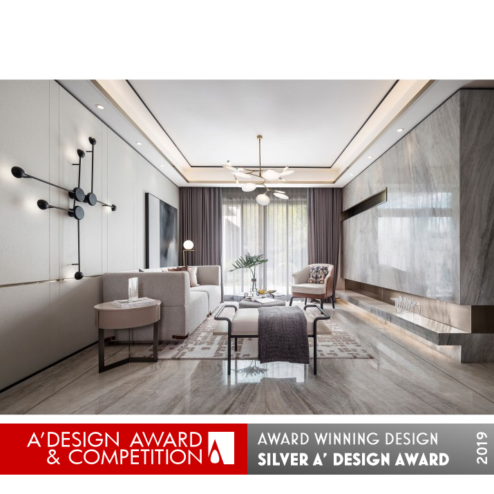 Fenghua Mansion Villa Sample Room by Yu Chao and Guanghui Zeng Silver Interior Space and Exhibition Design Award Winner 2019 