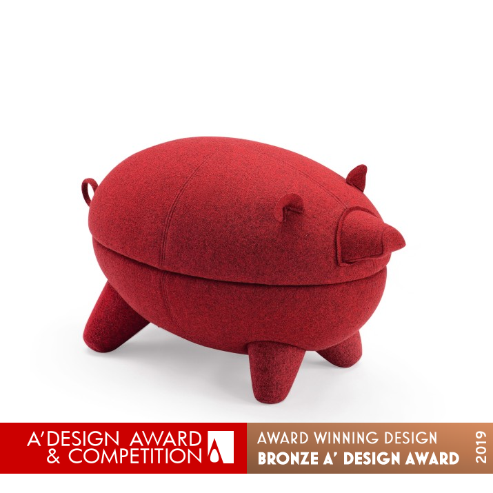 Pig Multifunctional Seating by Francesco Favaretto - Favaretto&Partners Bronze Furniture Design Award Winner 2019 