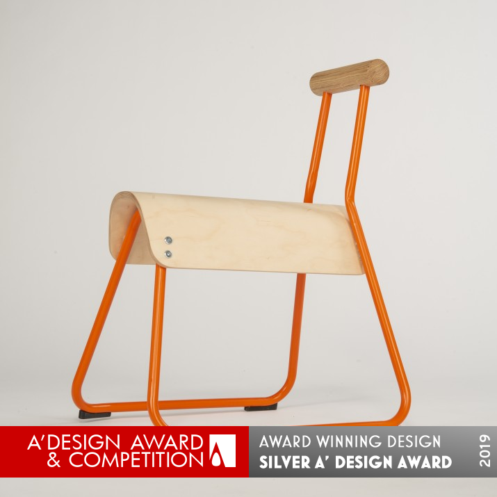 Saddle Seat Chair by Masahiko Ito Silver Furniture Design Award Winner 2019 
