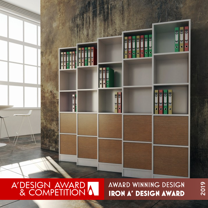 ZigZag File Cabinet by Kemal Yıldırım Iron Furniture Design Award Winner 2019 