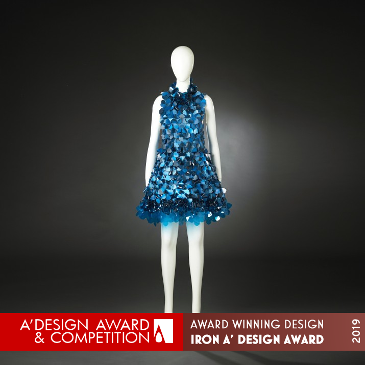 A Lenticular Mini-Dress Garment by Kyung-Hee Choi Iron Fashion, Apparel and Garment Design Award Winner 2019 