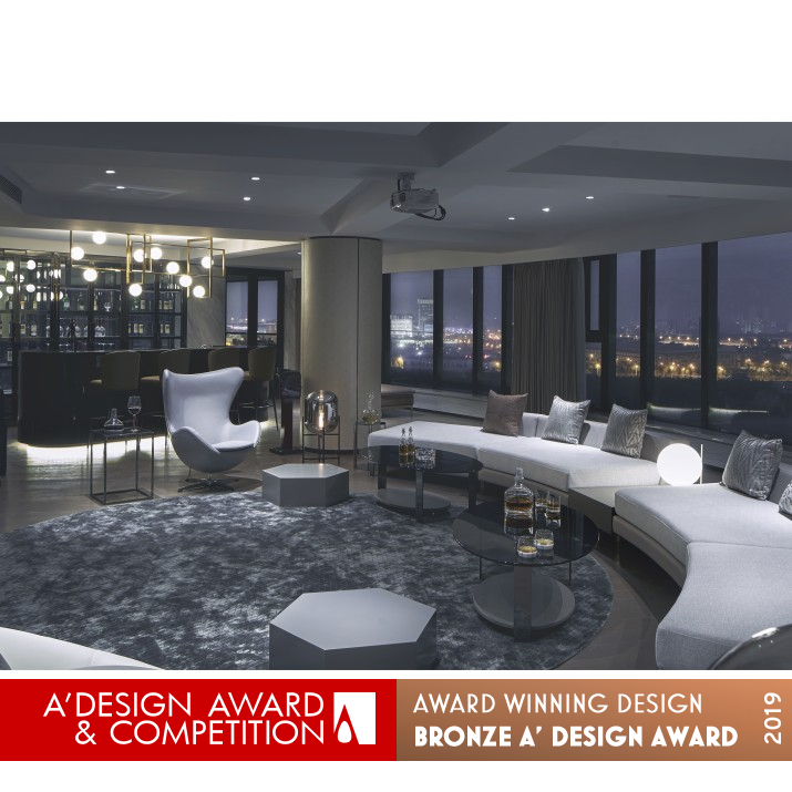 Shanghai Bay Residence and Private Club by Isabelle Zhao Peng Bronze Interior Space and Exhibition Design Award Winner 2019 