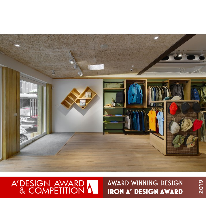 Hiking Store Interior by Chao-Hsin Chen Iron Interior Space and Exhibition Design Award Winner 2019 