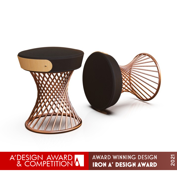 Era Stool by Arsalan Ghadimi and Saiedeh Jaafari Iron Furniture Design Award Winner 2021 