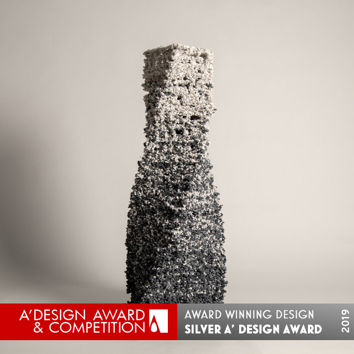 Pebble Garden Machine Dry Landscaping by Elizabeth Teo Silver 3D Printed Forms and Products Design Award Winner 2019 
