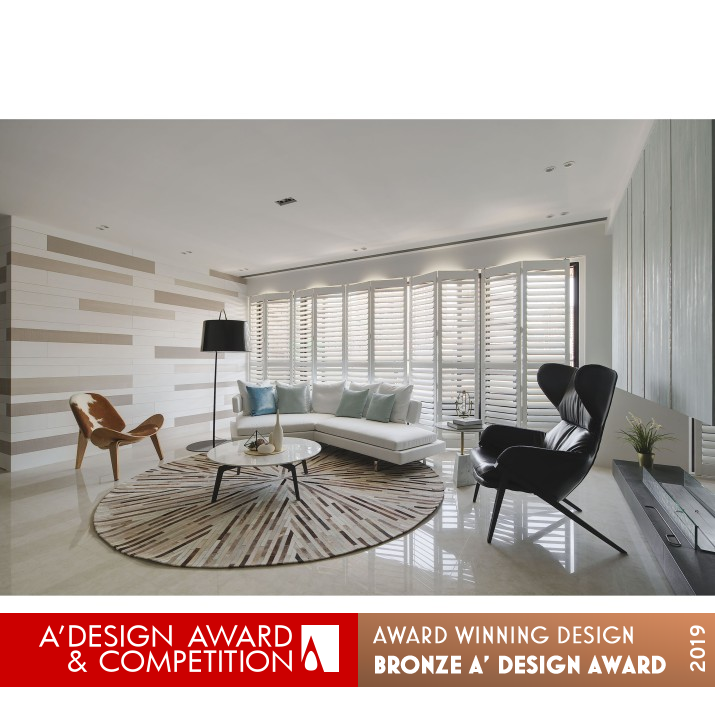 Elegant and Charming Home Residence by Kenny Wu Bronze Interior Space and Exhibition Design Award Winner 2019 