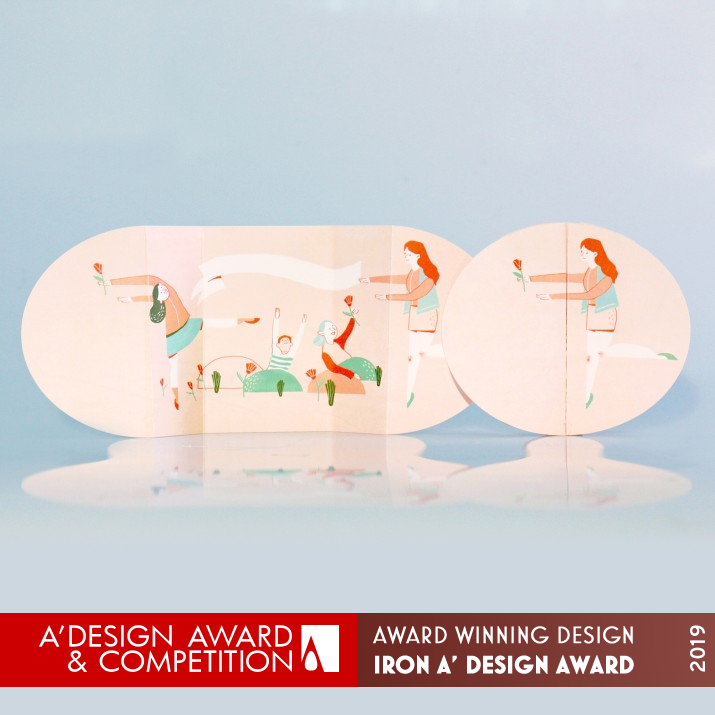 Happy Mother's Day Holidays Greeting Cards by Yi-Chen, Kuo Iron Graphics, Illustration and Visual Communication Design Award Winner 2019 