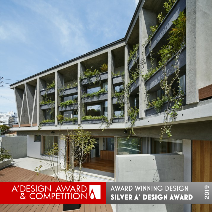 Vertical Horizontal Green House House by Yoshiaki Tanaka Silver Architecture, Building and Structure Design Award Winner 2019 