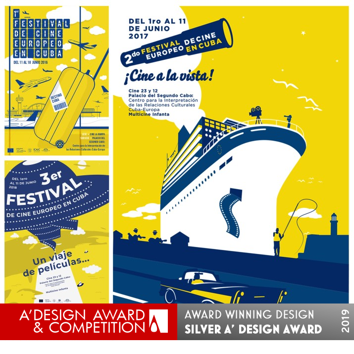 Film Festival Corporate Identity by Daniel Plutín Amigó Silver Graphics, Illustration and Visual Communication Design Award Winner 2019 