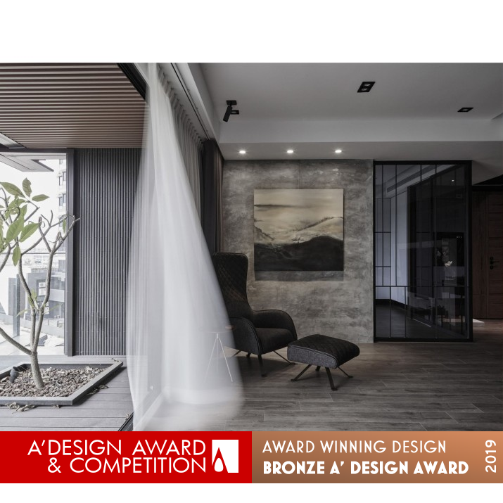 Tranquil Aesthetics Residence Residential Villa by Lin-Chang Man Bronze Interior Space and Exhibition Design Award Winner 2019 