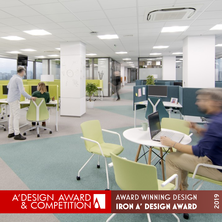 BNP Paribas ZigZag Office by DA Architects Iron Interior Space and Exhibition Design Award Winner 2019 