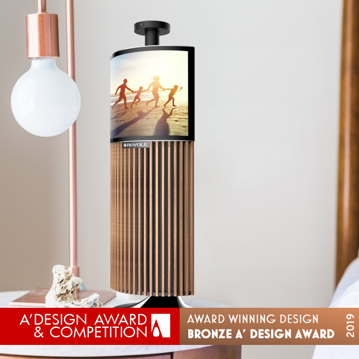 Elegant Smart Speaker by Royole Corporation Bronze Digital and Electronic Device Design Award Winner 2019 