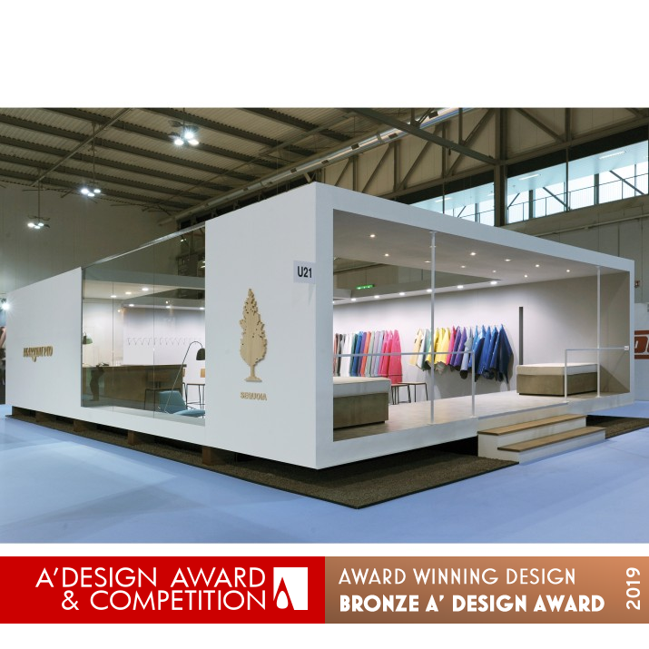 Martini Pio Lineapelle Milano Stand by Franco Pupillo Bronze Trade Show Architecture, Interiors, and Exhibit Design Award Winner 2019 