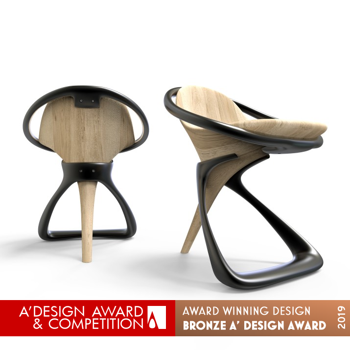 Alpha Chair Furniture by Wei Jingye, Liu Mai and Wang Ruilin Bronze Furniture Design Award Winner 2019 