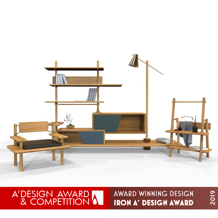 Vertical Ock Furnitures Furniture Collection by Wei Jingye, Sun Kezhao and Wei Xinmiao Iron Furniture Design Award Winner 2019 