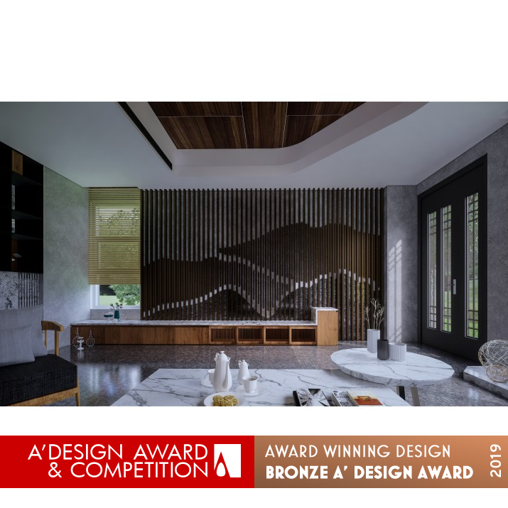 Surrounded Residential Hospitality Space by JunFu Interior Design Bronze Interior Space and Exhibition Design Award Winner 2019 