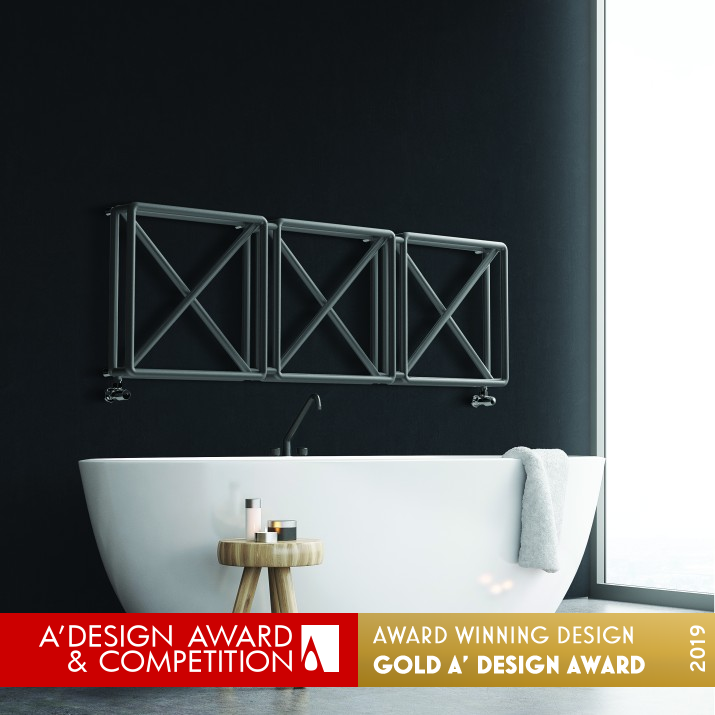 Raw Radiator by Davide Diliberto Golden Bathroom Furniture and Sanitary Ware Design Award Winner 2019 