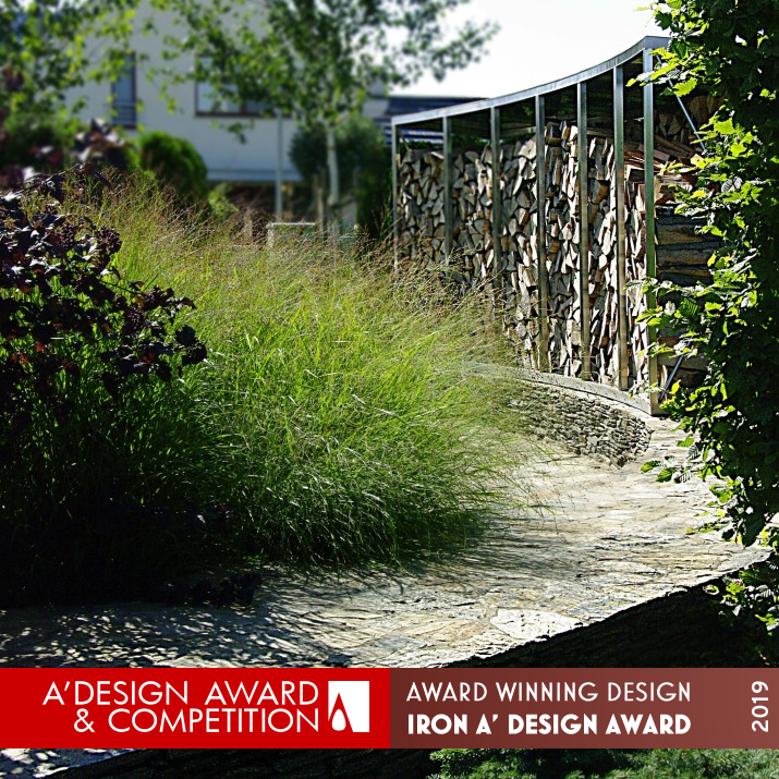 Shell Residential Garden by Agnieszka Hubeny-Zukowska Iron Landscape Planning and Garden Design Award Winner 2019 