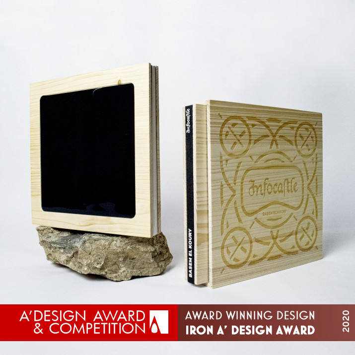 Infocastle Thesis Book by Basem El Koury Iron Print and Published Media Design Award Winner 2020 