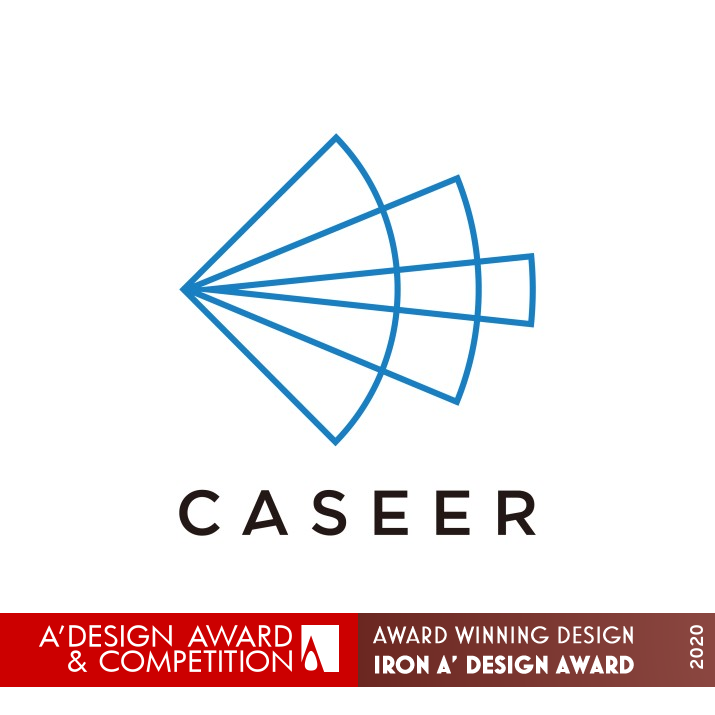 Caseer Institution Logo by Masayuki Izumi Iron Graphics, Illustration and Visual Communication Design Award Winner 2020 