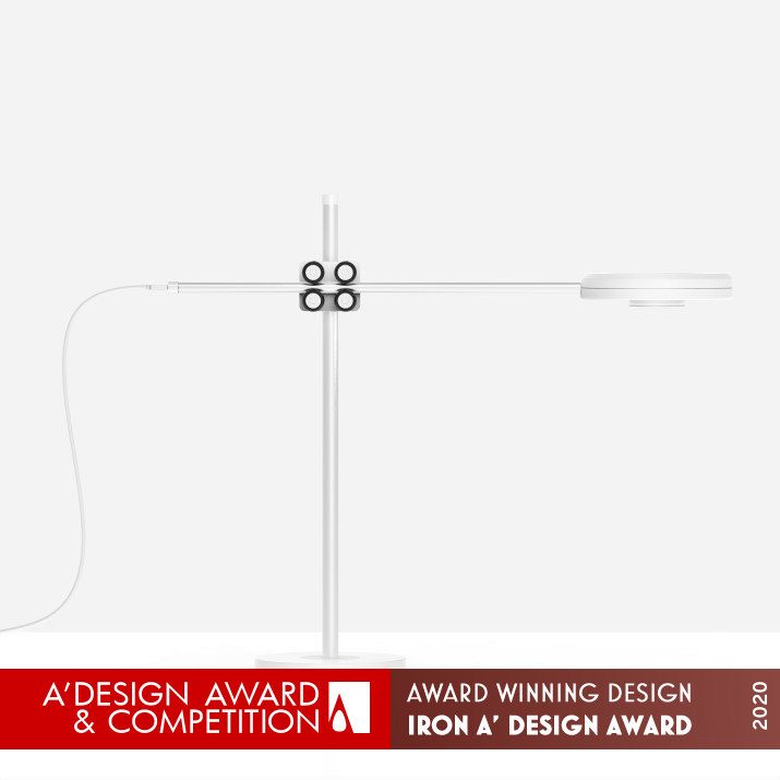 360 Degree Functional Lamp Webcam Led Stand by Sungsu Park Iron Lighting Products and Fixtures Design Award Winner 2020 