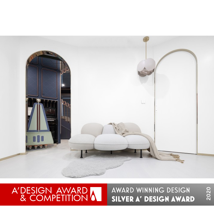 Home in the Painting Apartment by Xiang Li Silver Interior Space and Exhibition Design Award Winner 2020 