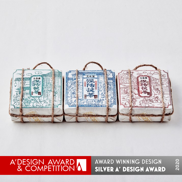 Jingyang Brick Tea Packaging by Litete Brand Design Silver Packaging Design Award Winner 2020 