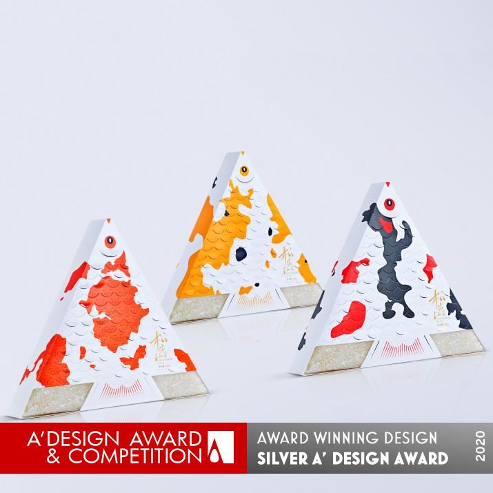 Songhua River Rice Rice Package by 33 and Branding Co., Ltd. Silver Packaging Design Award Winner 2020 