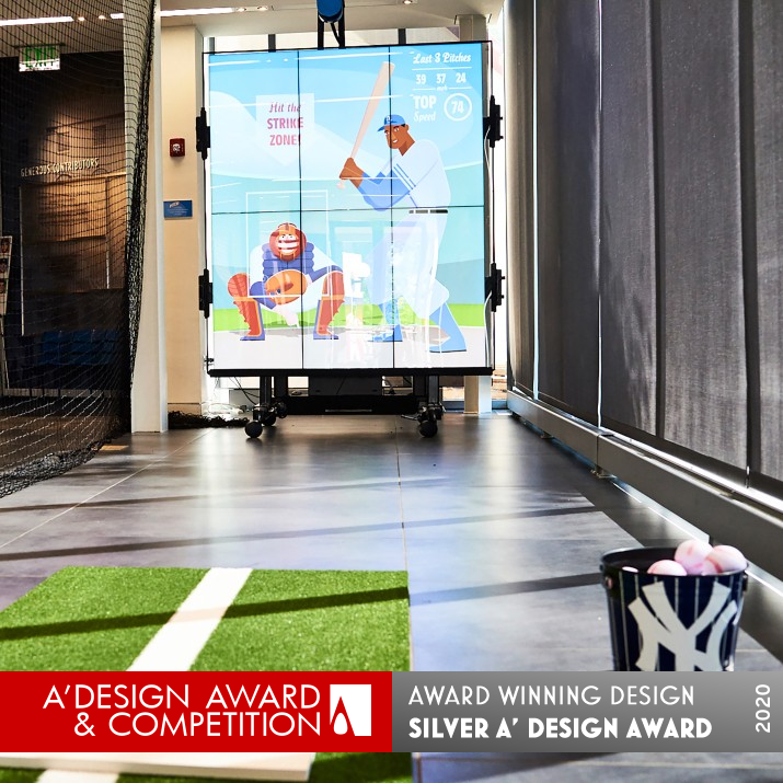 Baseball Experience - Pitch Interactive Exhibit by Responsive Spaces Silver Interface, Interaction and User Experience Design Award Winner 2020 