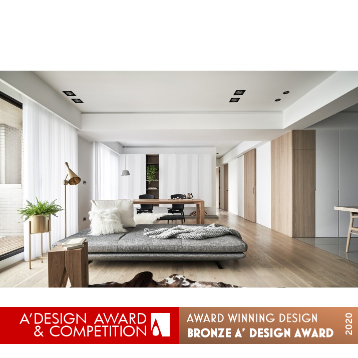 Liberal Realms Residential Space by Cheng-Hsuan Huang Bronze Interior Space and Exhibition Design Award Winner 2020 