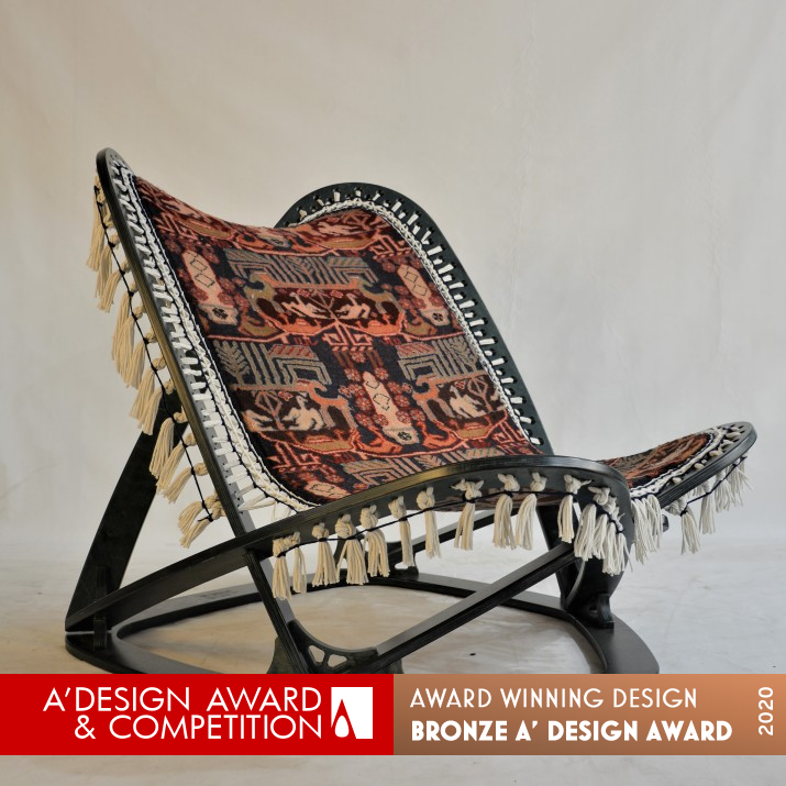 Khayyam Lounge Chair by Fater Saadat Niaki Bronze Furniture Design Award Winner 2020 
