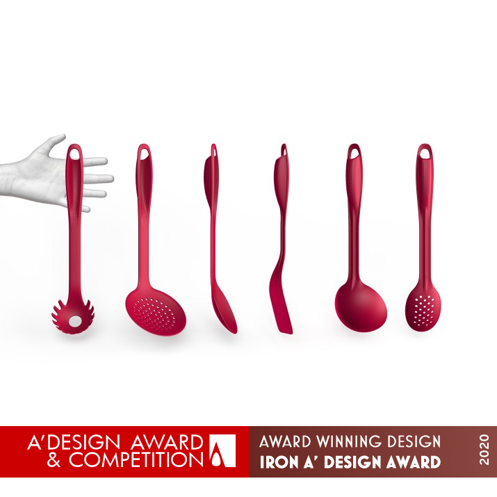 Luzern Kitchen Utensils by Andrea Ragazzo Iron Bakeware, Tableware, Drinkware and Cookware Design Award Winner 2020 