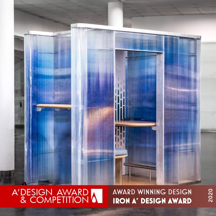 Work Pod for Students Workstation by Ammar Kalo Iron Interior Space and Exhibition Design Award Winner 2020 