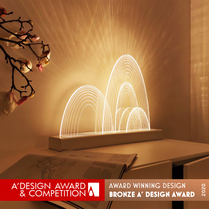 Guilin Customisable Environment Cleansing Lamp by Kevin Chu Bronze Lighting Products and Fixtures Design Award Winner 2020 