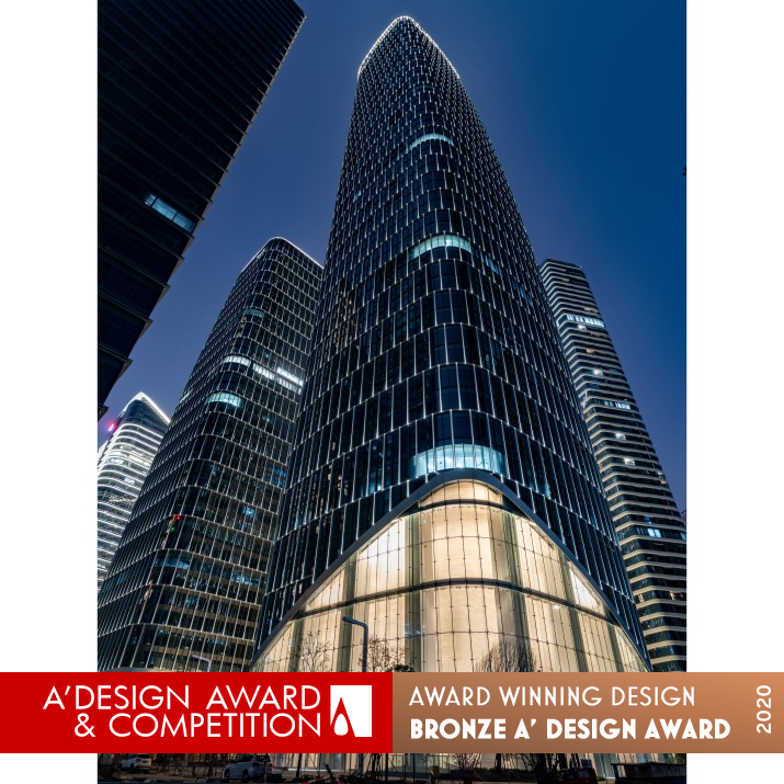 One Excellence Phase II Large Commercial Complex by Yanchih Wang Bronze Lighting Products and Fixtures Design Award Winner 2020 