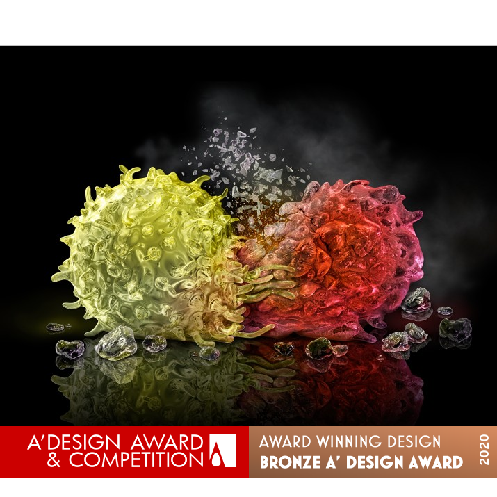 Cancer Assassin Self Promotional by Cynthia Turner Bronze Computer Graphics, 3D Modeling, Texturing, and Rendering Design Award Winner 2020 