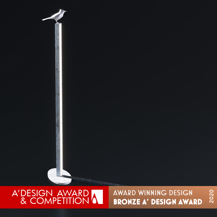 It's Bird Floor Lamp by Oksana Belova Bronze Lighting Products and Fixtures Design Award Winner 2020 