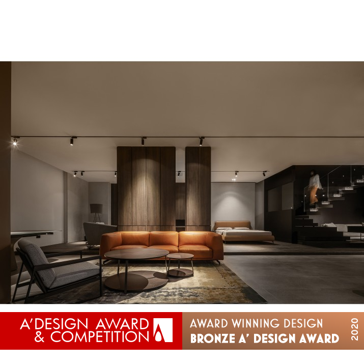 Wuxi Ditre Furniture Showroom by Yang Su Bronze Interior Space and Exhibition Design Award Winner 2020 