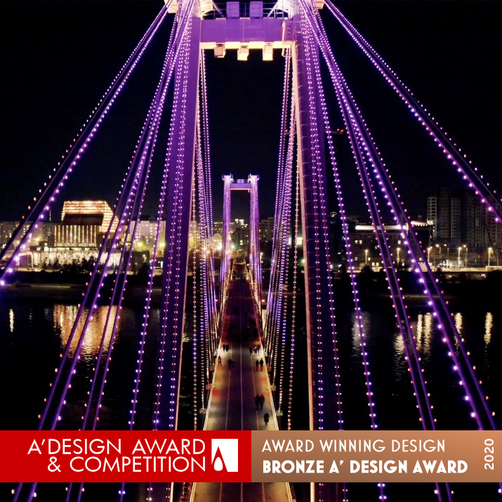 The Heart of Siberia Urban Lighting Show by Pitch Creative Engineering Bureau Bronze Lighting Products and Fixtures Design Award Winner 2020 