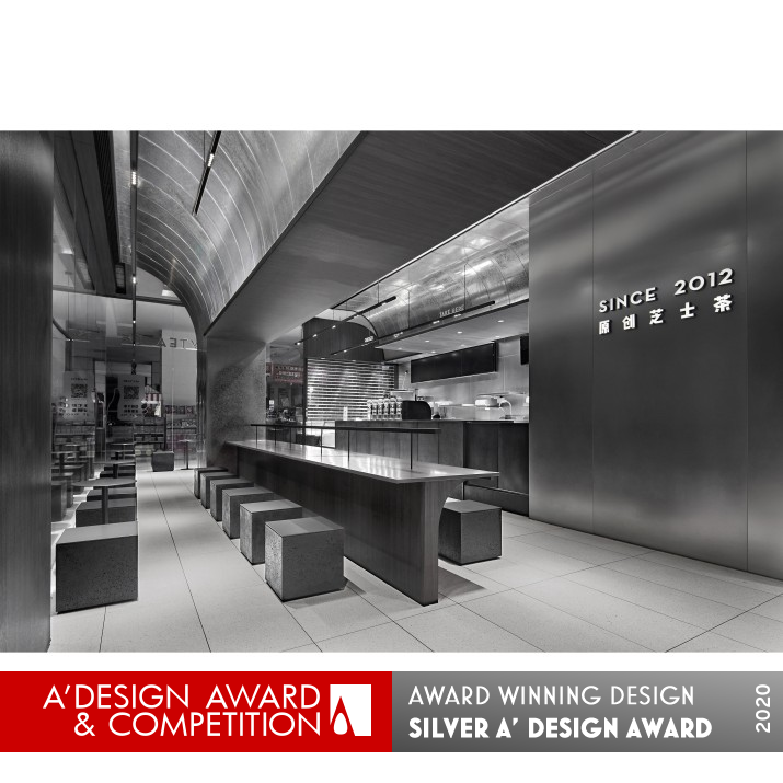 Heytea Huizhou Aeno Mall Store by Uno Chan Silver Interior Space and Exhibition Design Award Winner 2020 