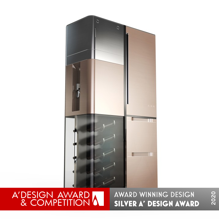 Polyhedral Refrigerator by LAFA Industrial Design College Silver Home Appliances Design Award Winner 2020 