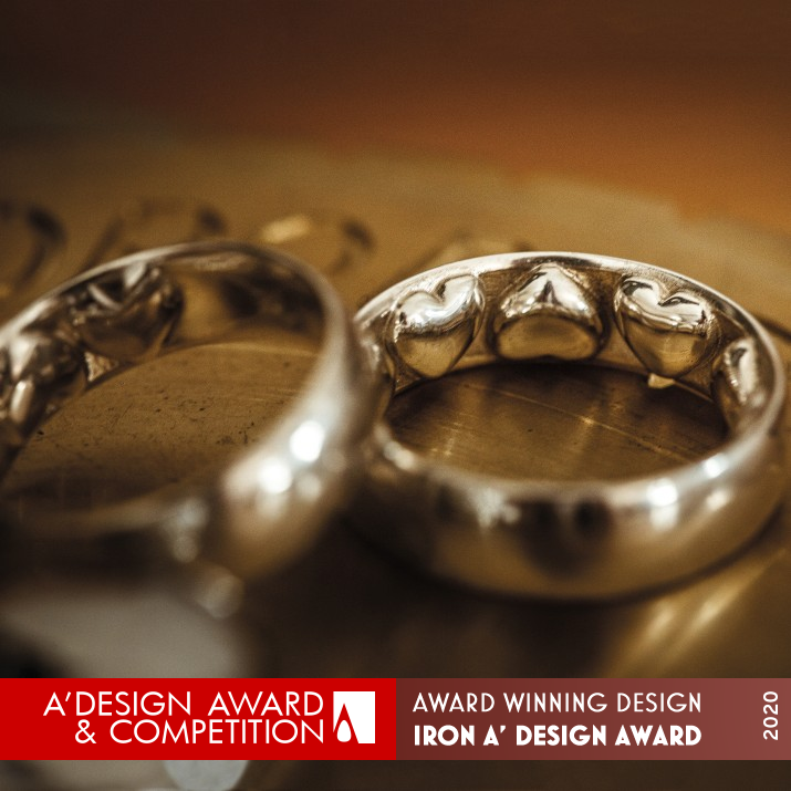 Mystery and Confession Rings by Britta Schwalm Iron Jewelry Design Award Winner 2020 