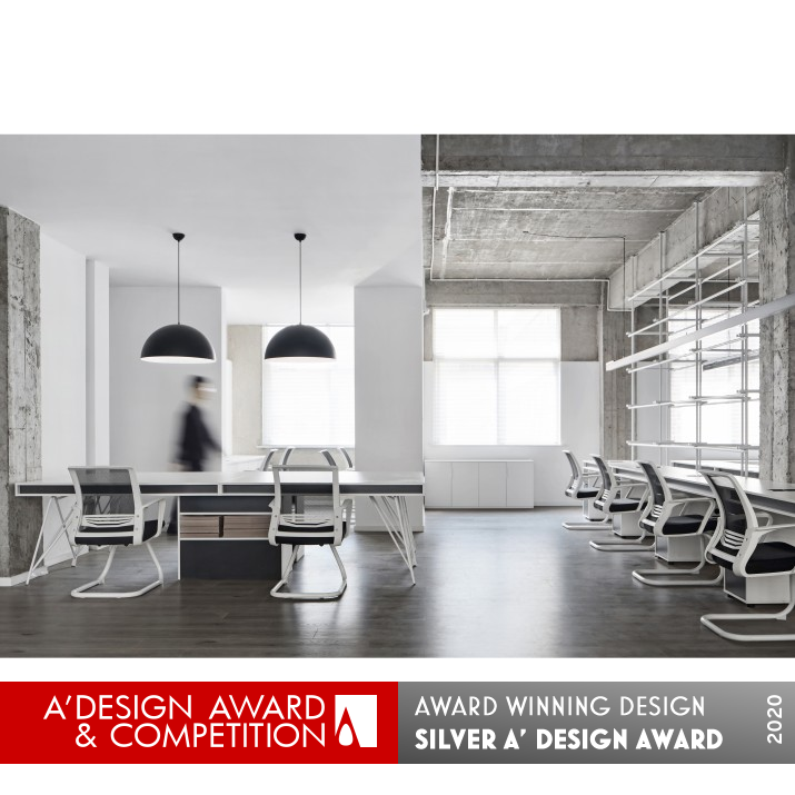 Purest White Office by Jingsi Peng Silver Interior Space and Exhibition Design Award Winner 2020 