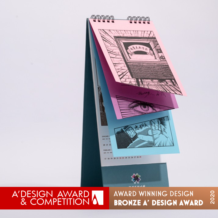 The Timeless Virtues Calendar by Hou, Hsiao Che Bronze Graphics, Illustration and Visual Communication Design Award Winner 2020 