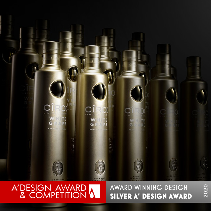 Ciroc White Grape Vodka Limited Edition Packaging Design by Pierre Delebois - forceMAJEURE Design Silver Limited Edition and Custom Design Award Winner 2020 