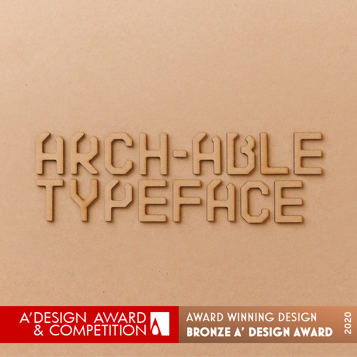 Arch-able Typeface by Takafumi Miki and Tomoki Mitsuhashi Bronze Graphics, Illustration and Visual Communication Design Award Winner 2020 